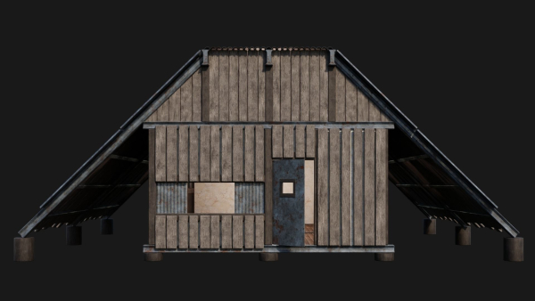 Medieval Houses Pack 56-57-58-59-60 - 4K Textures Game Ready