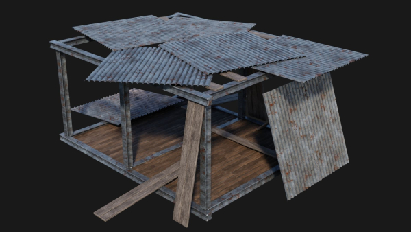 Medieval Houses Pack 56-57-58-59-60 - 4K Textures Game Ready