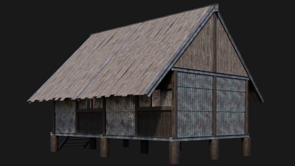 Medieval Houses Pack 56-57-58-59-60 - 4K Textures Game Ready