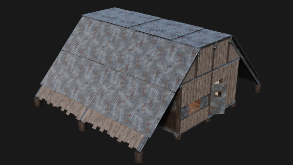 Medieval Houses Pack 56-57-58-59-60 - 4K Textures Game Ready