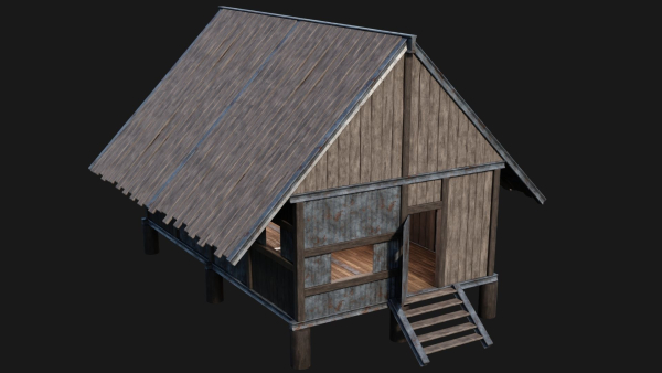 Medieval Houses Pack 56-57-58-59-60 - 4K Textures Game Ready