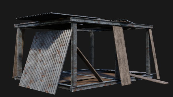 Medieval Houses Pack 56-57-58-59-60 - 4K Textures Game Ready