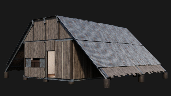 Medieval Houses Pack 56-57-58-59-60 - 4K Textures Game Ready