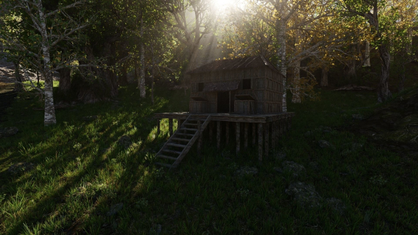 Medieval Pathway Scene