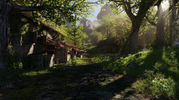Medieval Pathway Scene