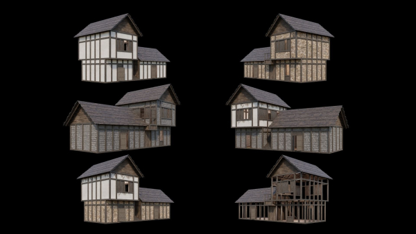 Medieval Village Collection 04 - 4K Textures Game Ready