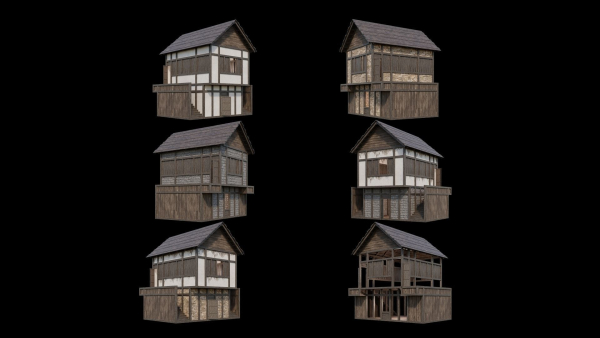 Medieval Village Collection 04 - 4K Textures Game Ready