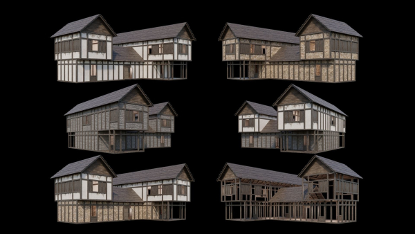 Medieval Village Collection 04 - 4K Textures Game Ready