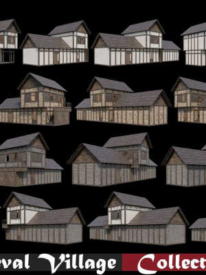 Medieval Village Collection 04 - 4K Textures Game Ready