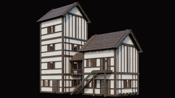 Medieval Village Pack 3 - 4 Assets - 4K Textures Game Ready