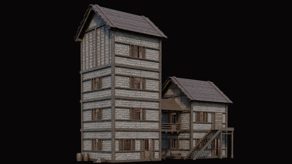 Medieval Village Pack 3 - 4 Assets - 4K Textures Game Ready