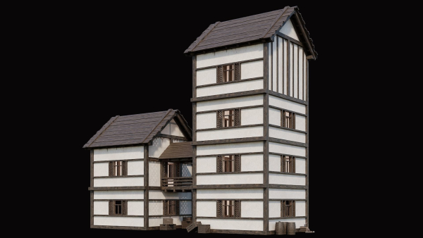 Medieval Village Pack 3 - 4 Assets - 4K Textures Game Ready