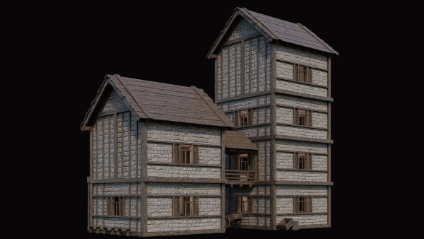 Medieval Village Pack 3 - 4 Assets - 4K Textures Game Ready