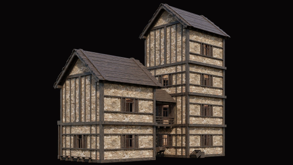 Medieval Village Pack 3 - 4 Assets - 4K Textures Game Ready