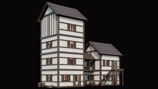 Medieval Village Pack 3 - 4 Assets - 4K Textures Game Ready