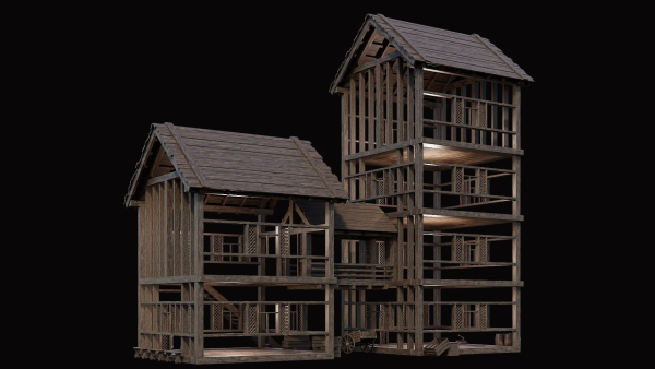 Medieval Village Pack 3 - 4 Assets - 4K Textures Game Ready