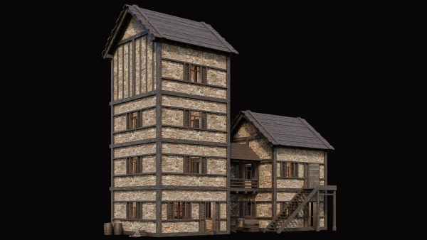 Medieval Village Pack 3 - 4 Assets - 4K Textures Game Ready