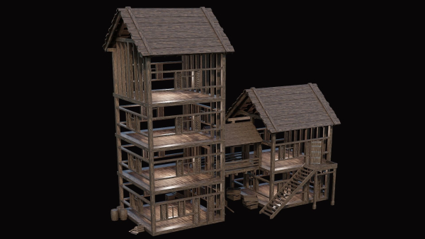 Medieval Village Pack 3 - 4 Assets - 4K Textures Game Ready