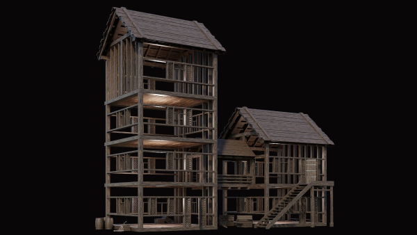 Medieval Village Pack 3 - 4 Assets - 4K Textures Game Ready