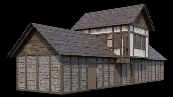 Medieval Village Pack  - 5 Assets - 4K Textures Game Ready