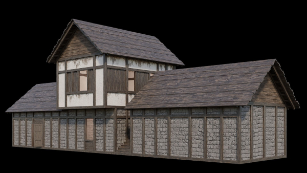 Medieval Village Pack  - 5 Assets - 4K Textures Game Ready