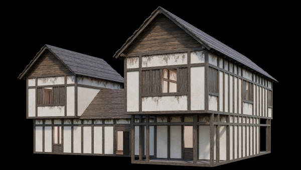Medieval Village Pack  - 5 Assets - 4K Textures Game Ready