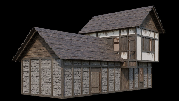 Medieval Village Pack  - 5 Assets - 4K Textures Game Ready