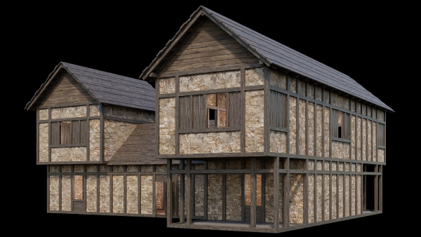 Medieval Village Pack  - 6 Assets - 4K Textures Game Ready