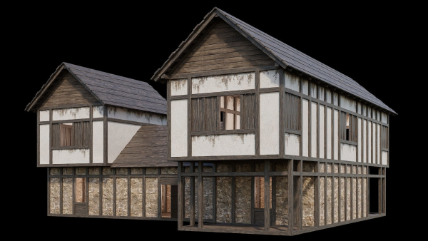 Medieval Village Pack  - 6 Assets - 4K Textures Game Ready