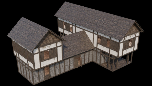 Medieval Village Pack  - 6 Assets - 4K Textures Game Ready