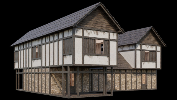 Medieval Village Pack  - 6 Assets - 4K Textures Game Ready