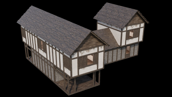 Medieval Village Pack  - 6 Assets - 4K Textures Game Ready