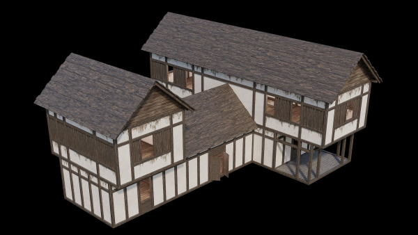 Medieval Village Pack  - 6 Assets - 4K Textures Game Ready