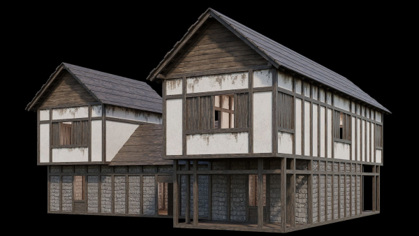 Medieval Village Pack  - 6 Assets - 4K Textures Game Ready