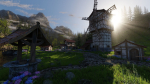 Medieval Village Scene