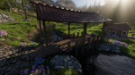 Medieval Village Scene
