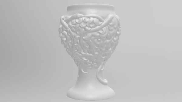 Medusa Gorgon vase 3d print model