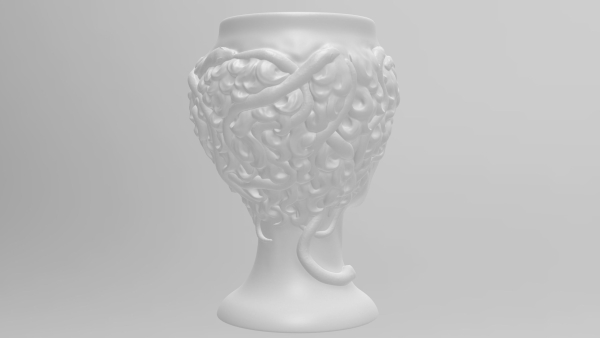 Medusa Gorgon vase 3d print model