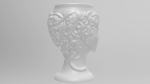 Medusa Gorgon vase 3d print model