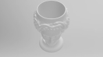 Medusa Gorgon vase 3d print model