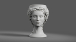 Medusa Gorgon vase 3d print model