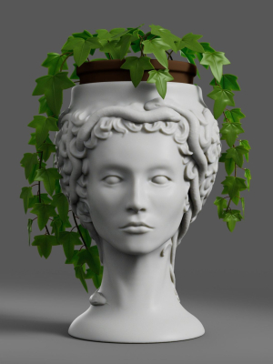 Medusa Gorgon vase 3d print model