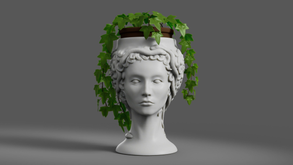 Medusa Gorgon vase 3d print model