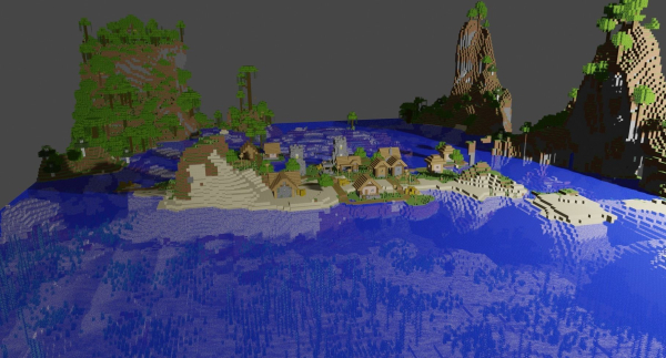 Minecraft Sea Village