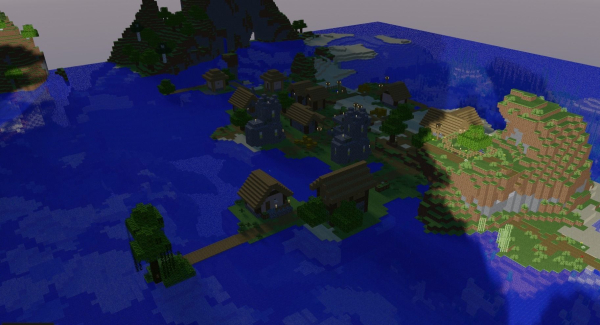 Minecraft Sea Village