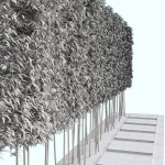 Modern Courtyard 03 - PBR - 4k - Bamboo Path