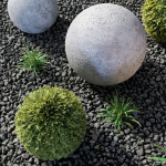 Modern Courtyard 04 - PBR - 4K - Midpoly