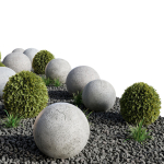 Modern Courtyard 04 - PBR - 4K - Midpoly