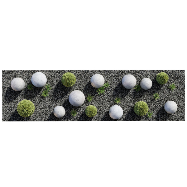 Modern Courtyard 04 - PBR - 4K - Midpoly