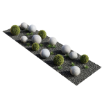 Modern Courtyard 04 - PBR - 4K - Midpoly